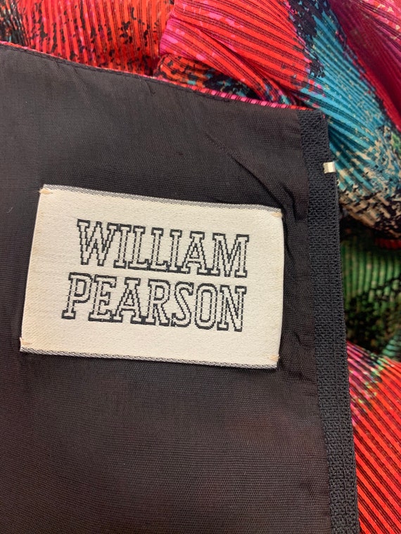 Vtg Vintage 1970s 70s Designer William Pearson Fl… - image 9