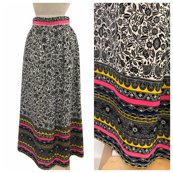 Vintage VTG 1970s 70s Alex Coleman Paisley Pattern