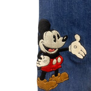 Vtg Vintage 1970s 70s Rare Antonio Guiseppe Mickey Mouse Embroidered Jeans image 7