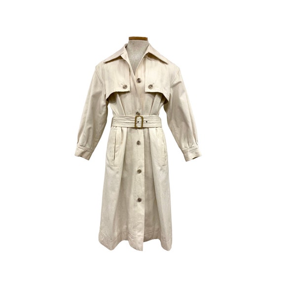 Vtg Vintage 1990s 90s Authentic YSL Yves Saint Laurent Essential Trench Coat
