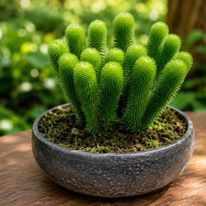 Rare Huperzia urbanii Live Plant | Epiphytic Clubmoss | Exotic Hanging Tropical Plant | Terrarium & Vivarium Species