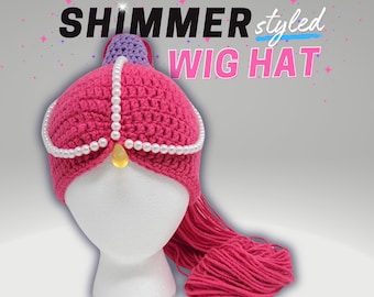 Shimmer Ponytail Hat (from Shimmer and Shine) by CandidlyCrystal Crochet