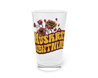 Muskrat Lightning Pint Glass | 16oz