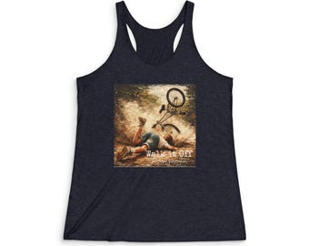 Walk It Off | Raised Outside Retro BMX Crash Tank | Gen X Nostalgia Graphic Tank Top