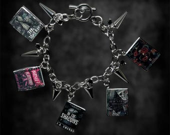 Dark Romance Smut Miniature Book Charm Bracelet