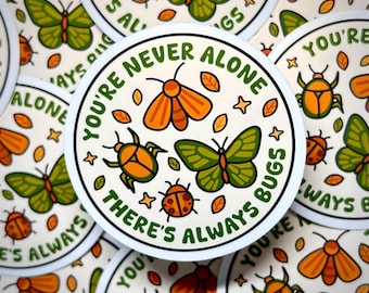 Adesivo de vinil Always Bugs