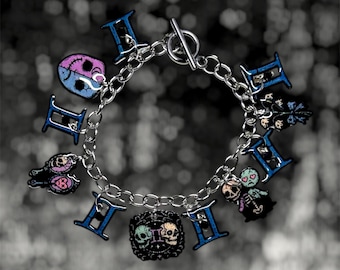 Pulseira com pingente do signo de Gêmeos