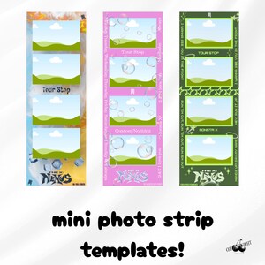 Mini Photo Strip Template + Shownu Birthday Bonus