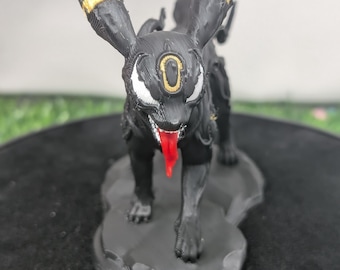BEHOLD VenUmbreon Venom and Umbreon Pokemon & Marvel Cross Over 3D Printed Toy Desk Decor