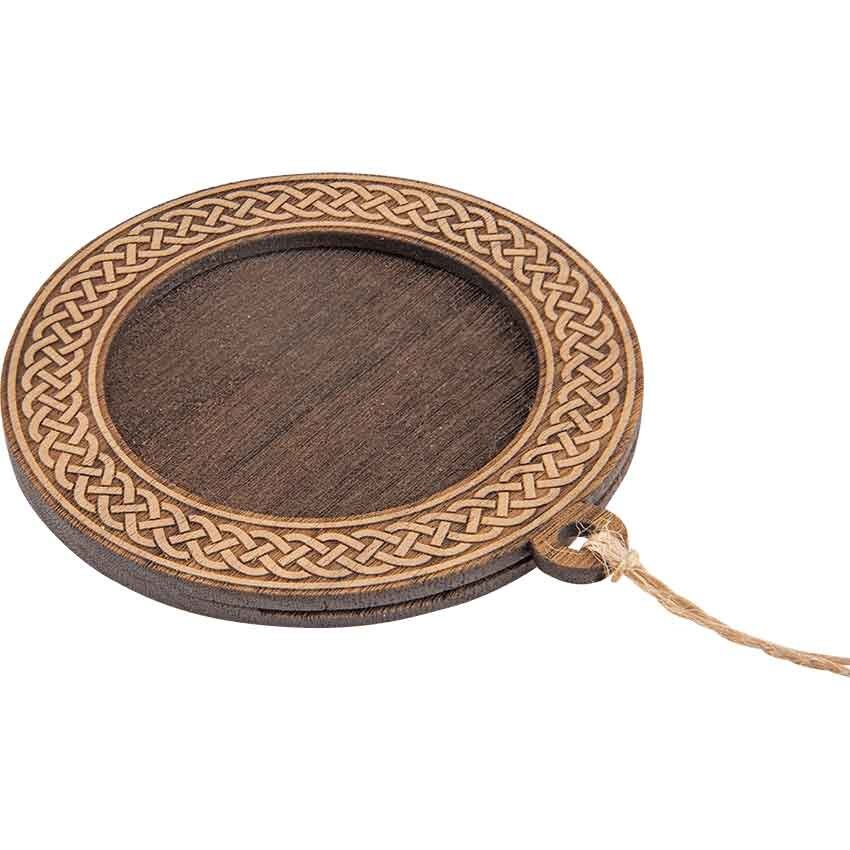 Celtic Knot Photo Frame Wooden Christmas Ornament Engraved - Etsy