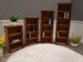 Miniature Wooden Bookcase for dollhouses, 1:12 Scale, Miniature Book Shelf, Modern Dollhouse, Dollhouse Furniture, Dollhouse Decor