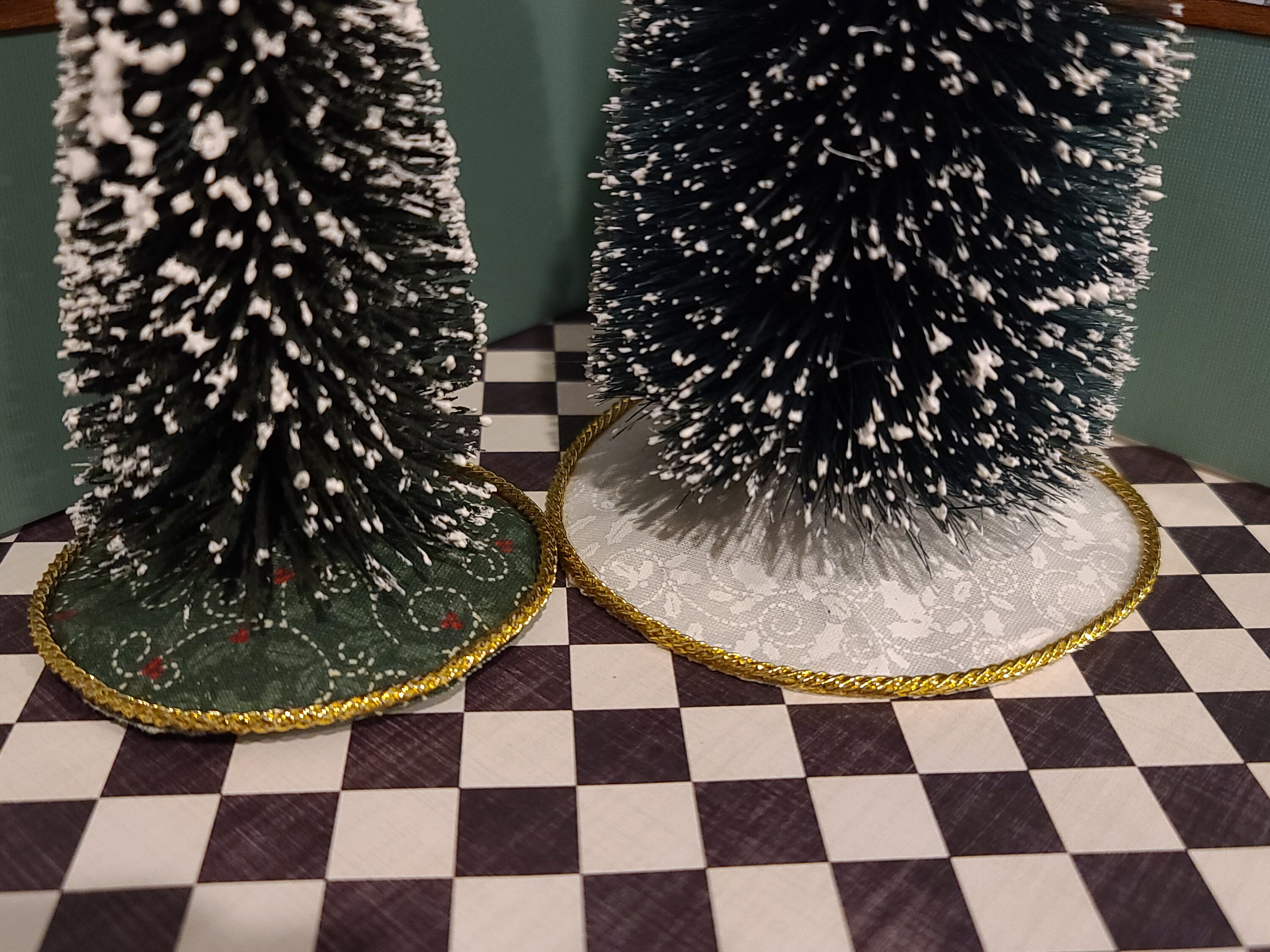 Miniature Christmas Tree Skirt Dollhouse Tree Skirt 112 Etsy