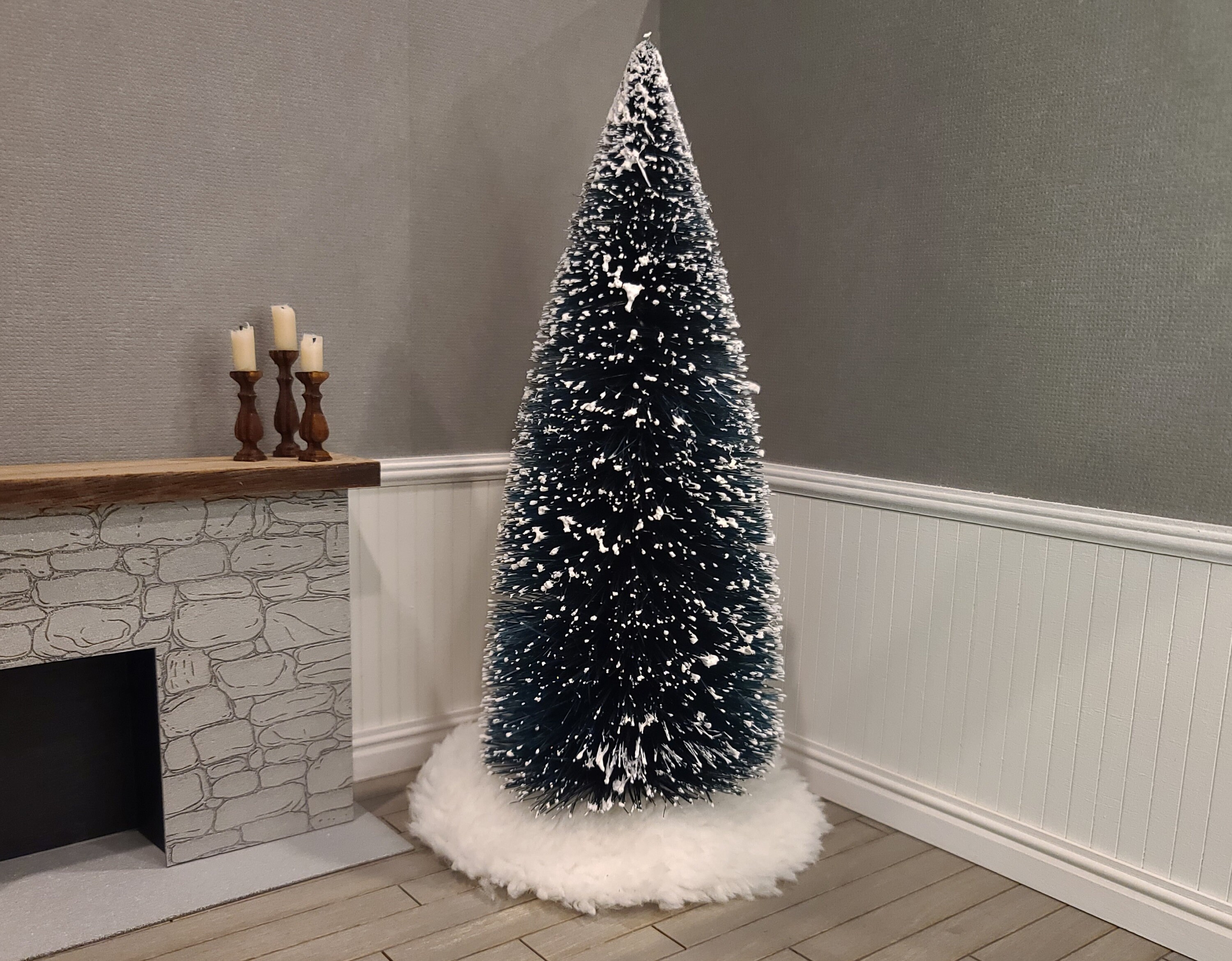 Fluffy Christmas Tree Skirt 