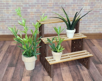 Miniature Dollhouse Plants, Mini House Plants, 1:12 Scale Plants, Dollhouse Accessories, Mini Potted Plants, Dollhouse Greenhouse Plants
