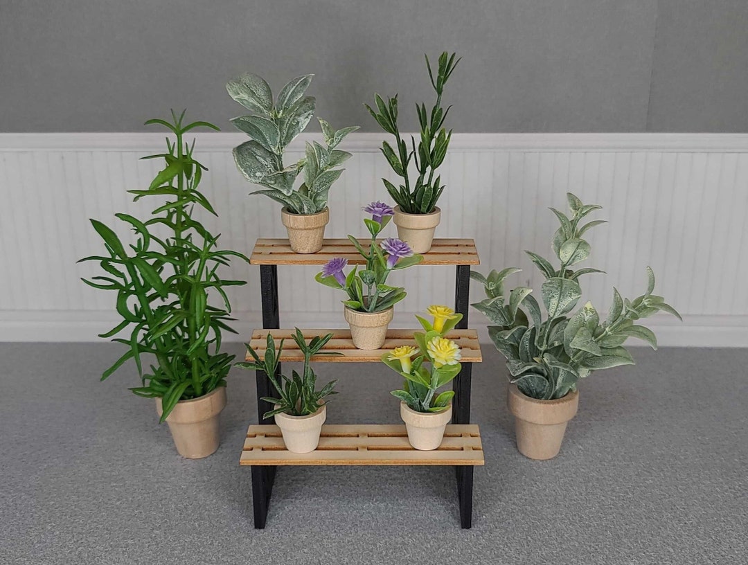 Miniature Dollhouse Plants, Mini House Plants, 112 Scale Plants