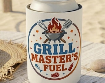 Retro Sommer-Dosenkühler, ästhetischer Strand-Getränkehalter, lustige Bierdosenhülle, Grillparty-Zubehör, Sommergeschenk, individuelle Dosenverpackung
