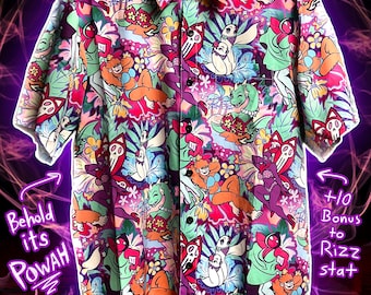 Chemise boutonnée galbée Cryptids