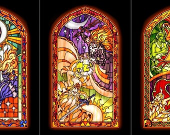 History of Zelda and Ganondorf Prints -12x18