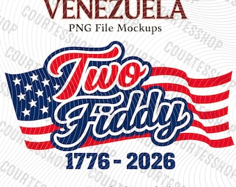Dos cincuenta PNG — PNG patriótico del 4 de julio / Gráfico del 250 aniversario de EE. UU., descarga digital para sublimación