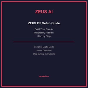 Guía de configuración de ZEUS OS: Construye tu propio cerebro de IA para Raspberry Pi paso a paso.