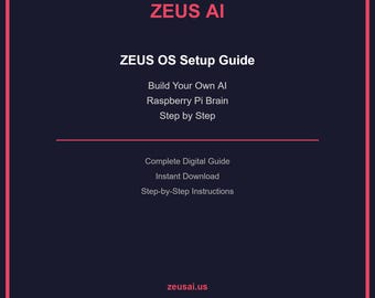 Guide d'installation de ZEUS OS — Construisez votre propre cerveau IA pour Raspberry Pi, étape par étape