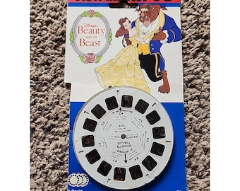 Vintage Disney's Beauty and the Beast 3d View-Master 3 Reel Packet NEW