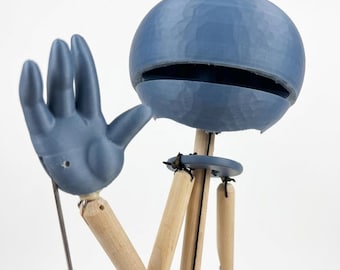 Boopos Blanks: Professional Rod Puppet w/ Jaw Mechanism | Durable DIY Customizable Character for Production or Theatre