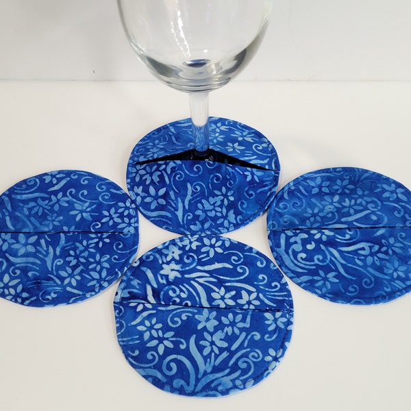 Coasters, Slipper Coasters, Stemware Slipper Coasters, Wine Glass Charms