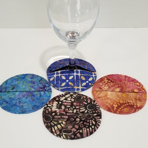 Coasters, Slipper Coasters, Stemware Slipper Coasters, Wine Glass Charms
