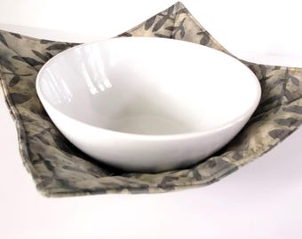 Microwavable Bowl Cozy, Insulated Cotton Pot Holder