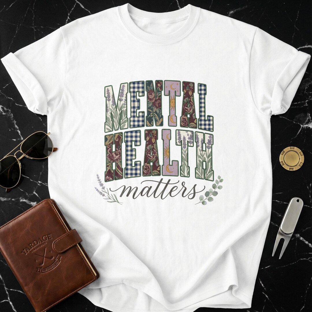 Mental Health Matters T-shirt, Self Care Club Tee, Wellness Shirt, Boho ...