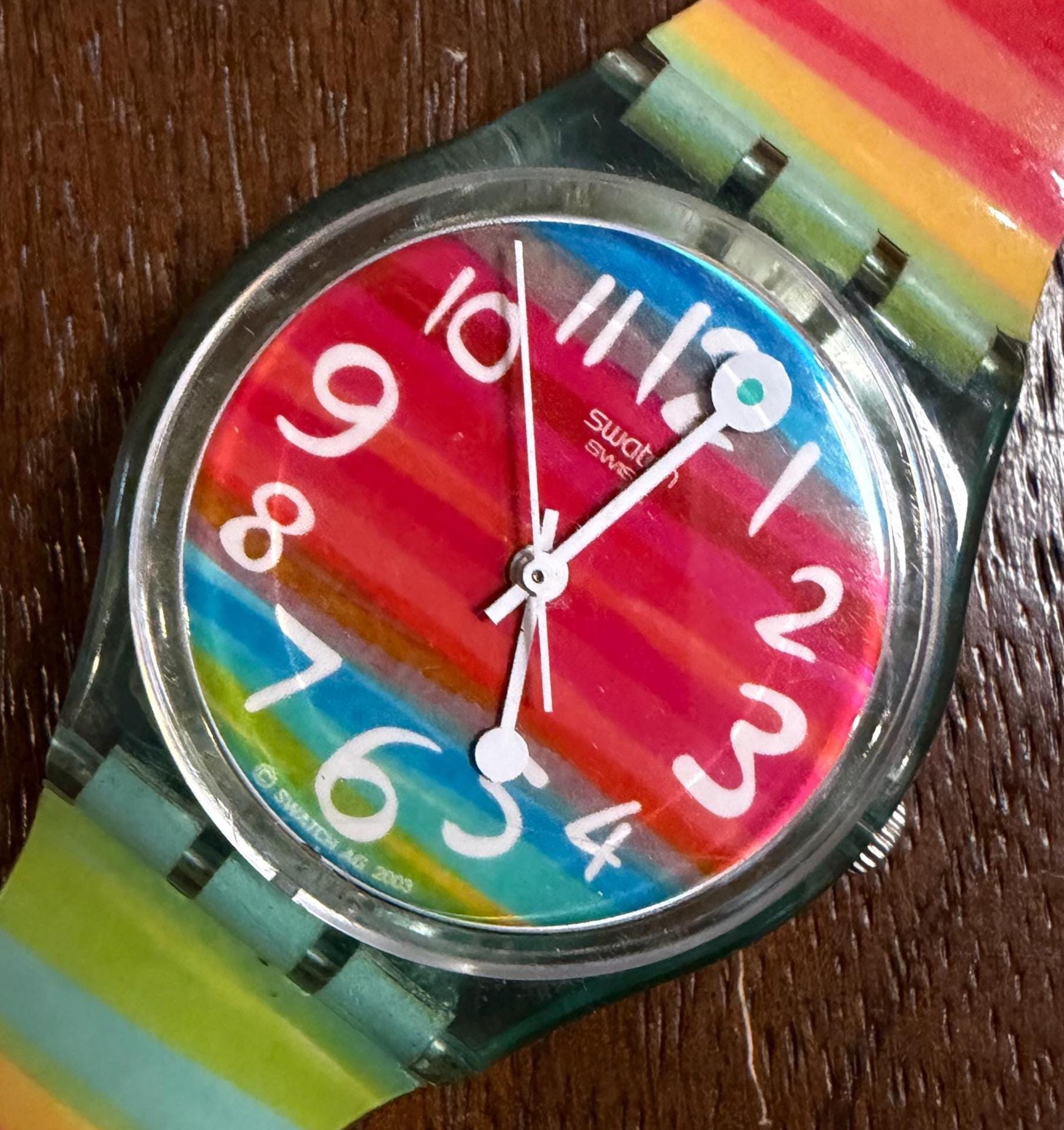 swatchスキューバクォーツ腕時計アルミニウム ハミルトン】太陽の 