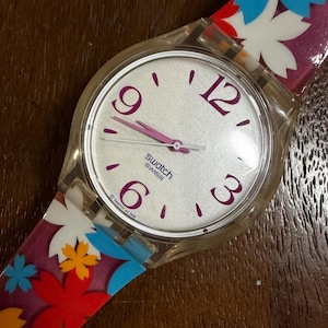 Swatch Flower Watch - Etsy