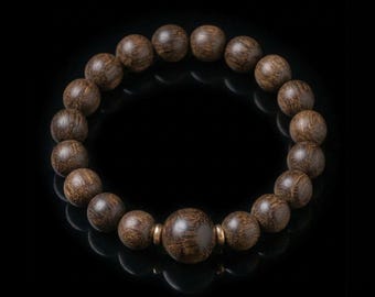 Agarwood Anchor Bracelet | Natural Scented Oud, Sterling Silver | Calm Anchor Series