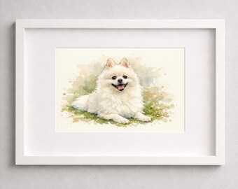 100% Handmade Watercolor Pet Portrait from Photo, Custom Dog Portrait, Cat Portrait, Hand Drawn Pet Painting Gift, Dog Lover Gift