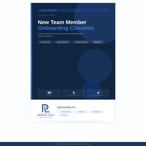 Modelo de integração de funcionários | Lista de verificação para novos contratados | Guia de integração para gerentes (Download imediato)
