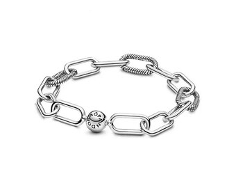 Sterling Silver Interwoven Bond Bracelet, Self-Love Design, Couple Jewelry