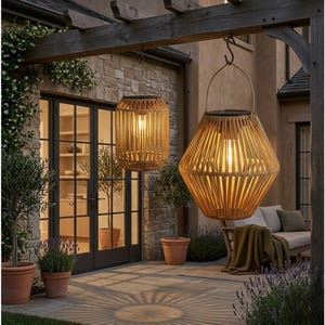 Garden bamboo lamps - Etsy sterreich