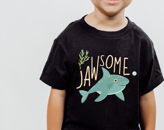 Jawsome - Kids - Toddler - Graphic Tee - Shark