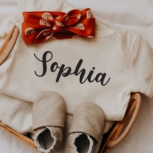 Custom Baby Name Onesie - Shower Gift