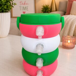3D Printed Inflatable Pool Can Holder | 12 oz Can Cooler | Floating Pool Drink Holder | Summer Drink Sleeve | Beach & Pool Gift