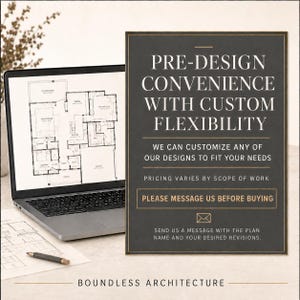 Deposito per la modifica di progetti di case personalizzate / Servizio di personalizzazione di planimetrie, modifiche a progetti architettonici, modifica di layout di case