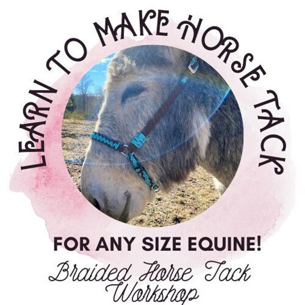 Make Your Own Braided Horse Tack Beginners Workshop! Learn Braided Horse Tack projects! Macrame! Video Tutorials with PDFs! Horse Halters!