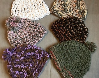 20分で簡単にできるチャンキークロシェハット。初心者にも優しい！とても簡単！初心者のかぎ針編みプロジェクトに最適です。素早く編めるかぎ針編みギフト