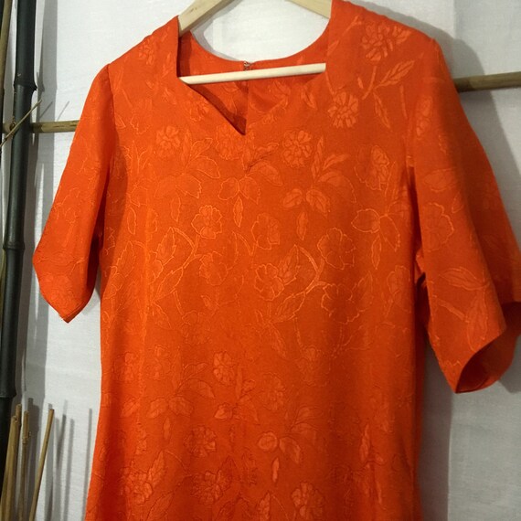 VINTAGE ORANGE KAFTAN