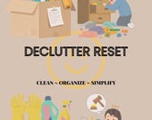 Declutter Checklist Printable | Minimalist Home Organization Planner (PDF)