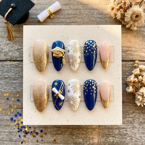 nails for navy blue and gold dress Aimeili Soak Off UV LED Gel Nail Polish