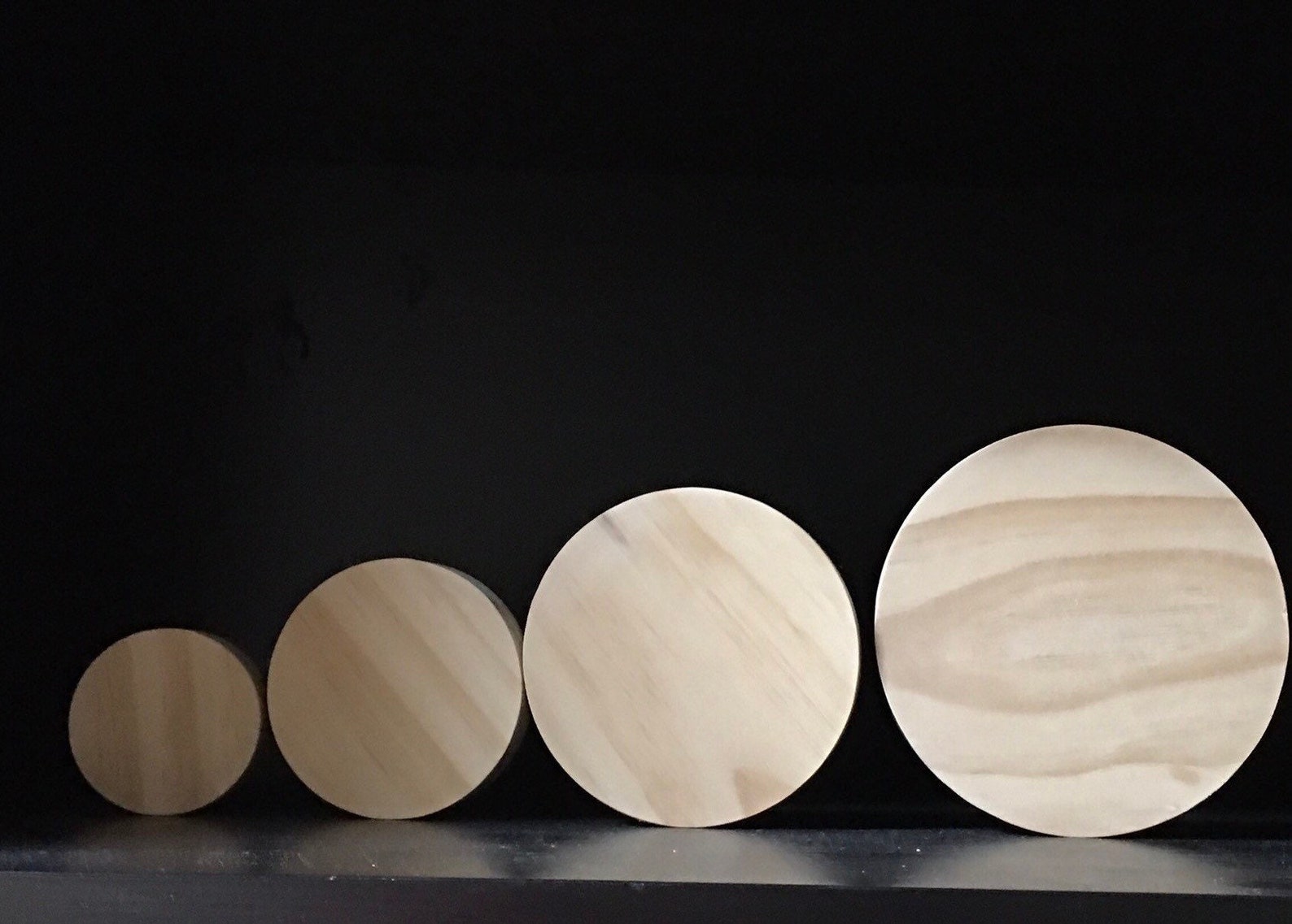Unfinished Wood Rounds / Wood Cutout / 2.0 Inch to 10.5inch Etsy