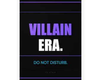 Villain Era Do Not Disturb Sticker | Kiss-Cut Vinyl Decal