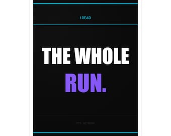 The Whole Run Decal | Satin Finish, Weatherproof Vinyl Sticker
